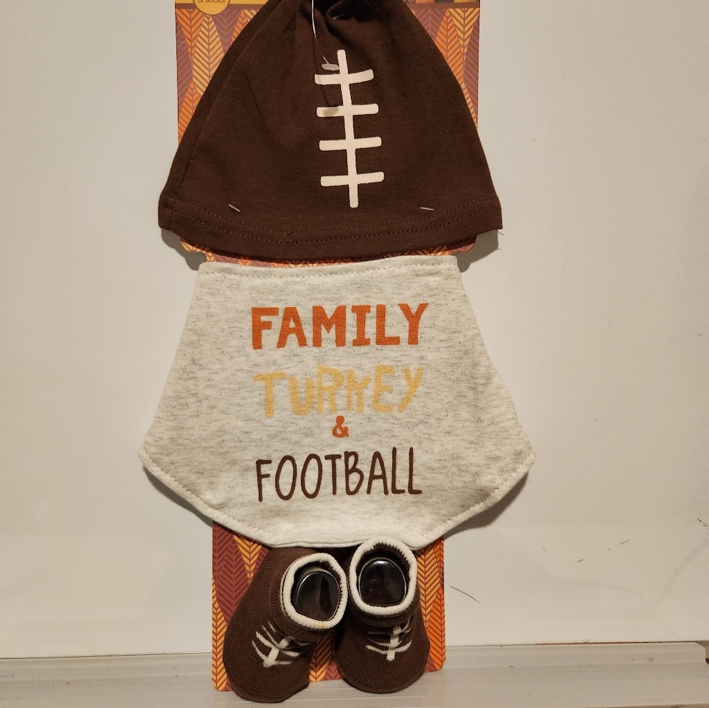NWT Baby Gear 3 piece Thanksgiving set. Size 0-12 months